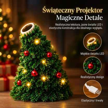 Świetlik Magiczna Choinka - Lampka LED USB
