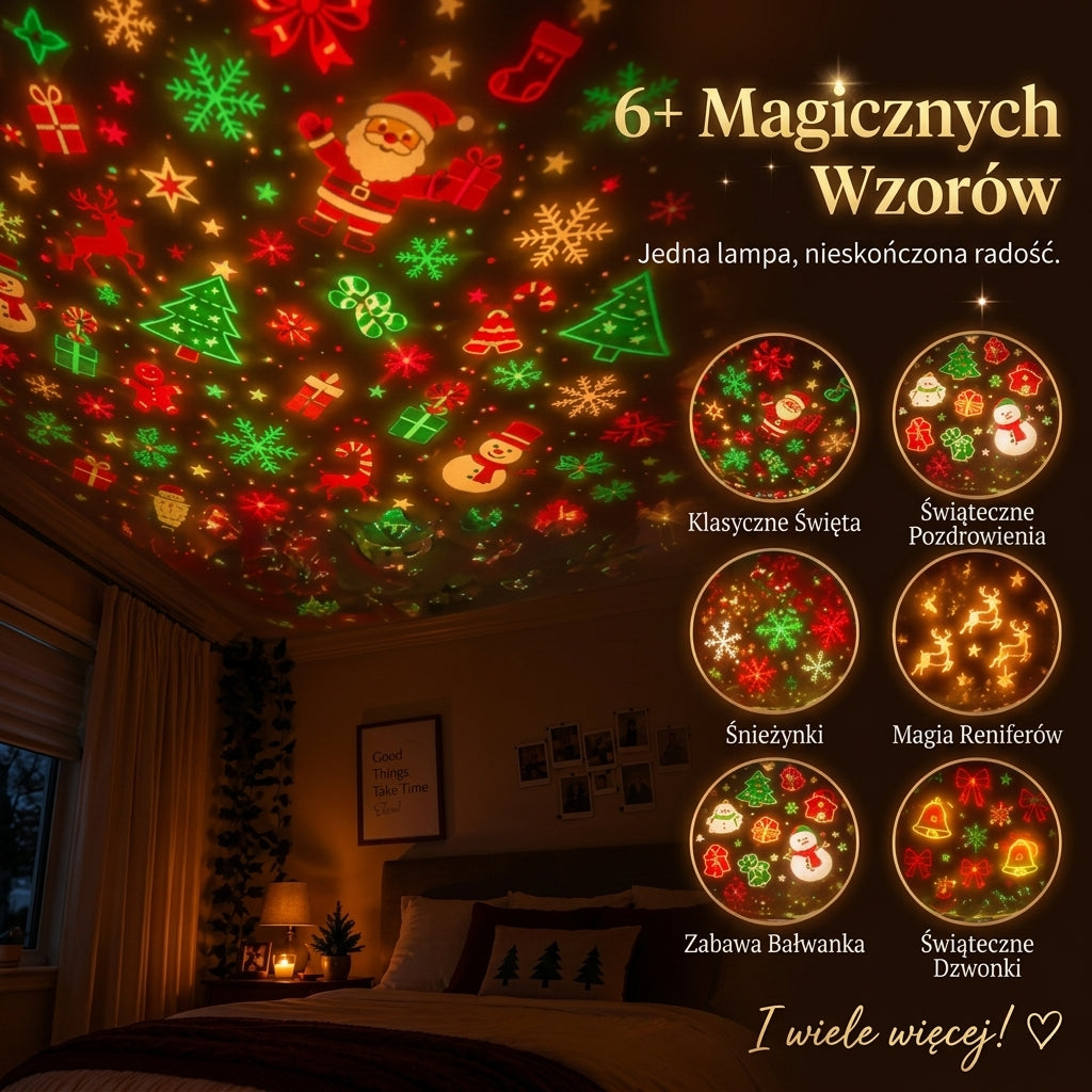 Świetlik Magiczna Choinka - Lampka LED USB